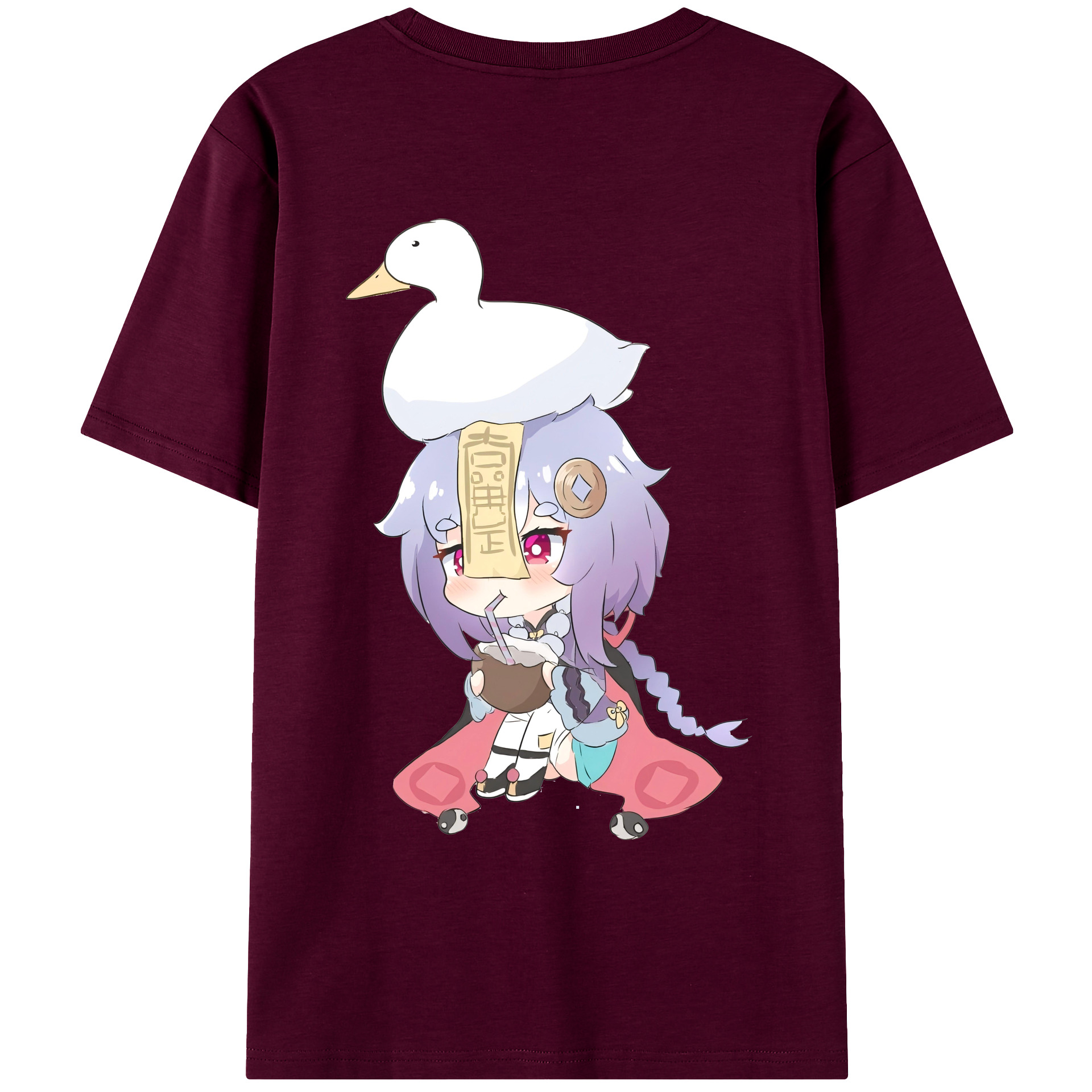 げんし神 七七 なな  genshin Nana レディース半袖Tシャツ(バックプリント)
